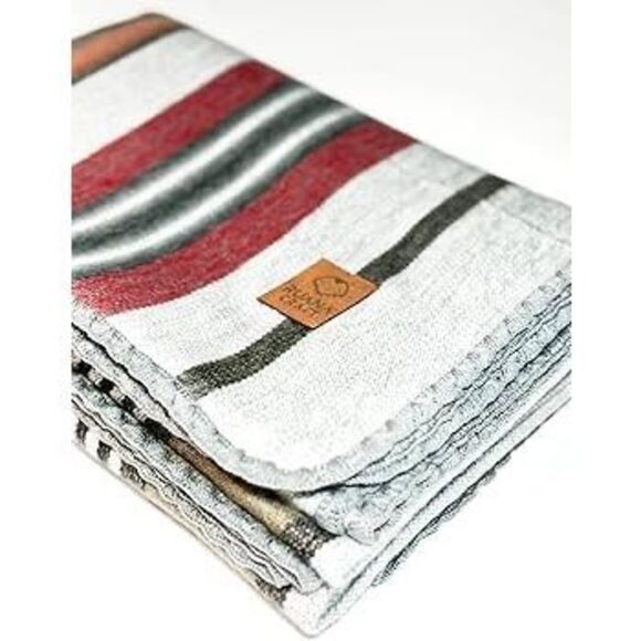 Alpaca Wool Blanket Throw | Large,| 85”x 65” Hypoallergenic & Breathable | Non-I - Picture 1 of 10